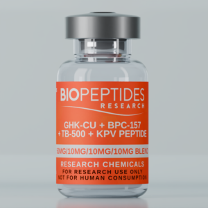 GHK-CU + BPC-157 + TB-500 + KPV PEPTIDE